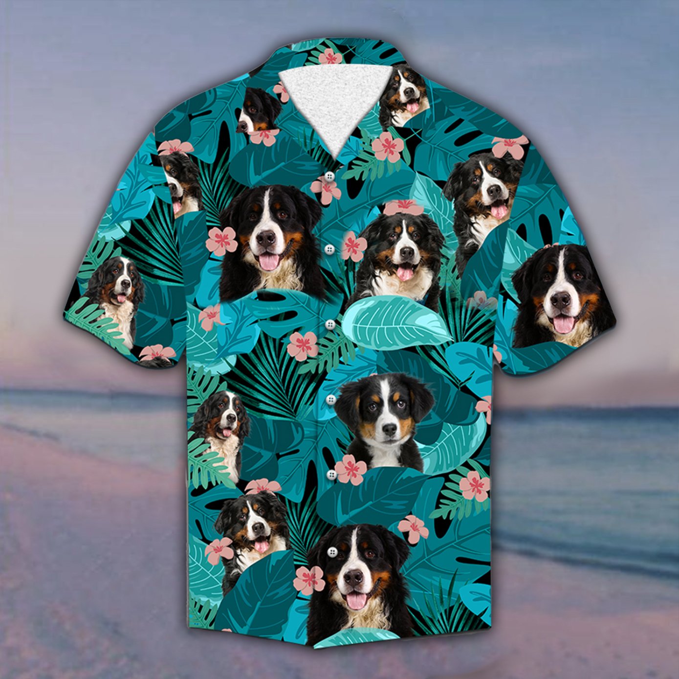 Bernese Mountain Hawaiian Shirt Tropical Cute Dog Summer For Men Women Gift Ha107364