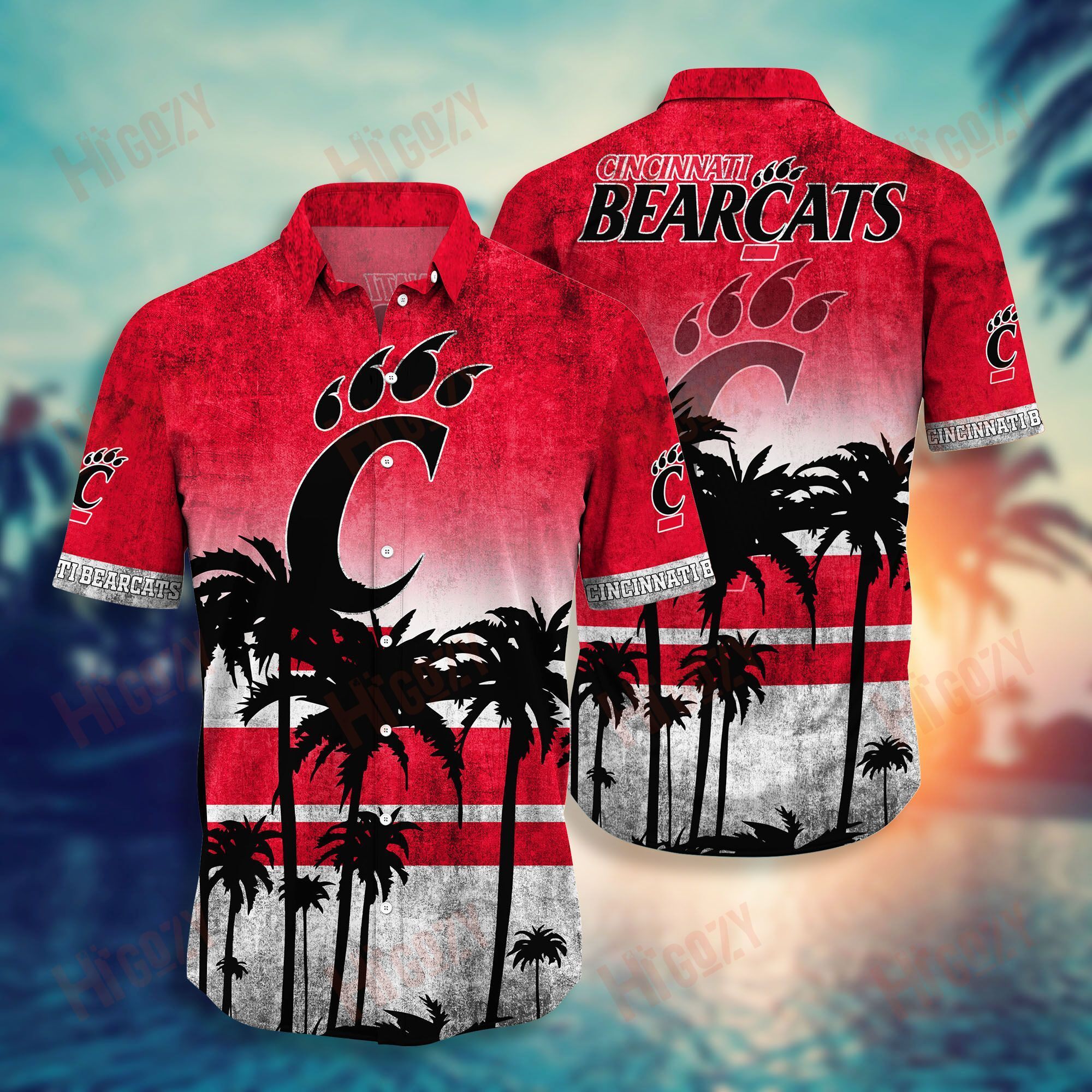 Cincinnati Bearcats Hawaiian Shirt Short Style Hot Trending Summer Ha80711