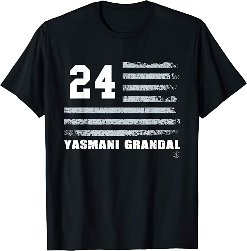 Yasmani Grandal Vintage Flag Gameday T-Shirt