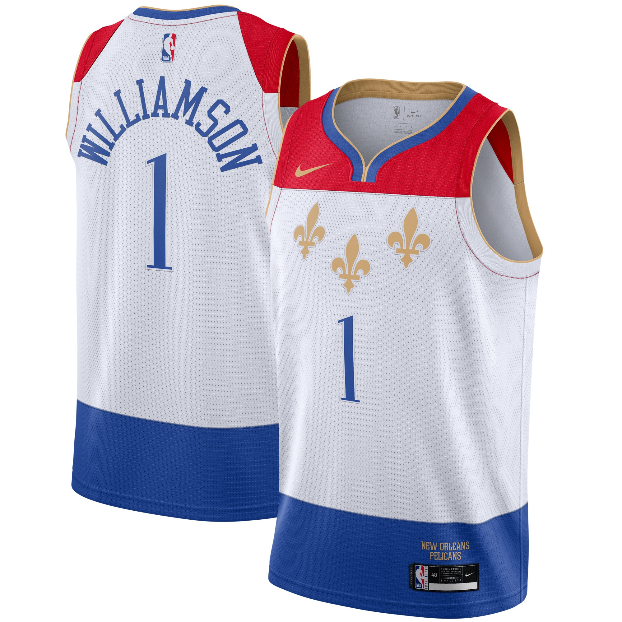 Zion Williamson New Orleans Pelicans 2020/21 Swingman Player Jersey White – City Edition NBA