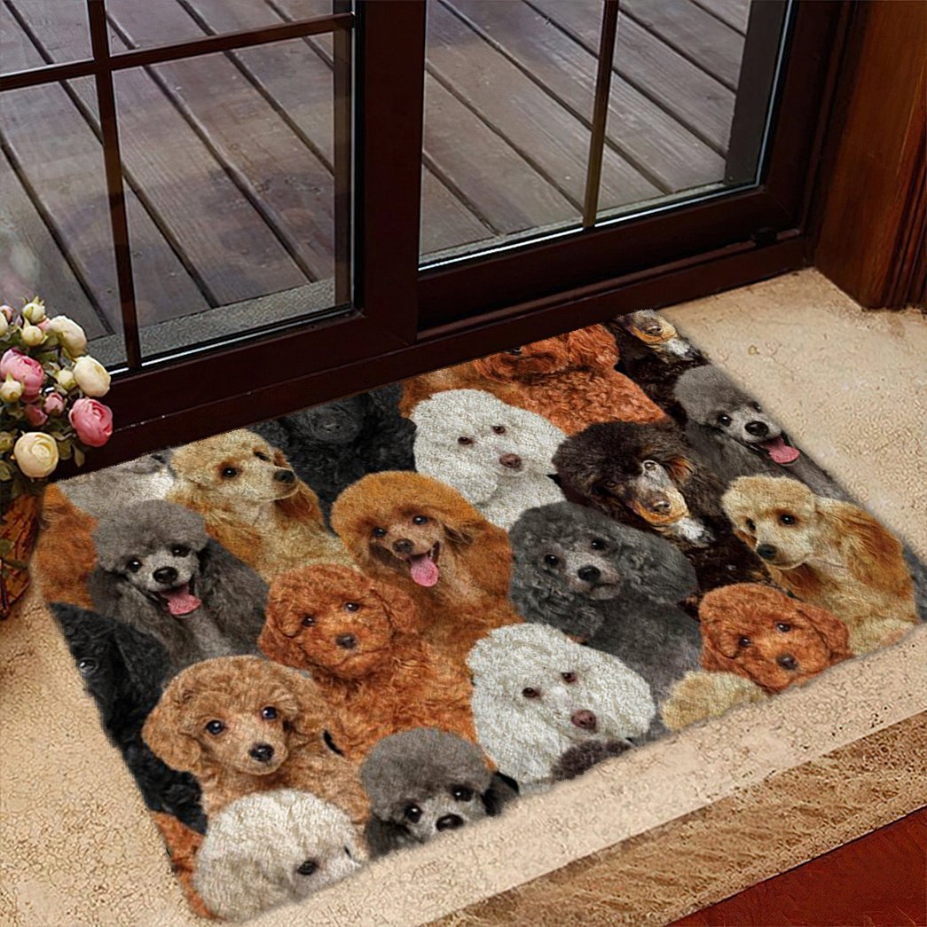 Tmarc Tee A Bunch Of Poodles Doormat