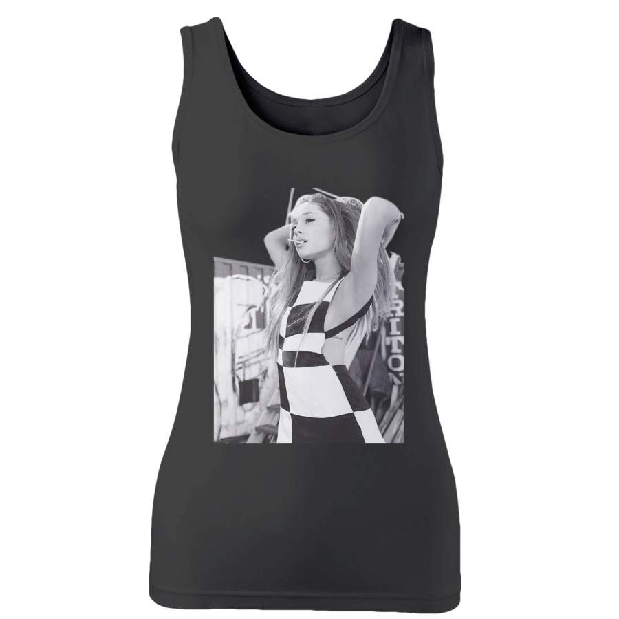 Ariana Grande Camouflage Indie Rocker Hipster Woman’s Tank Top