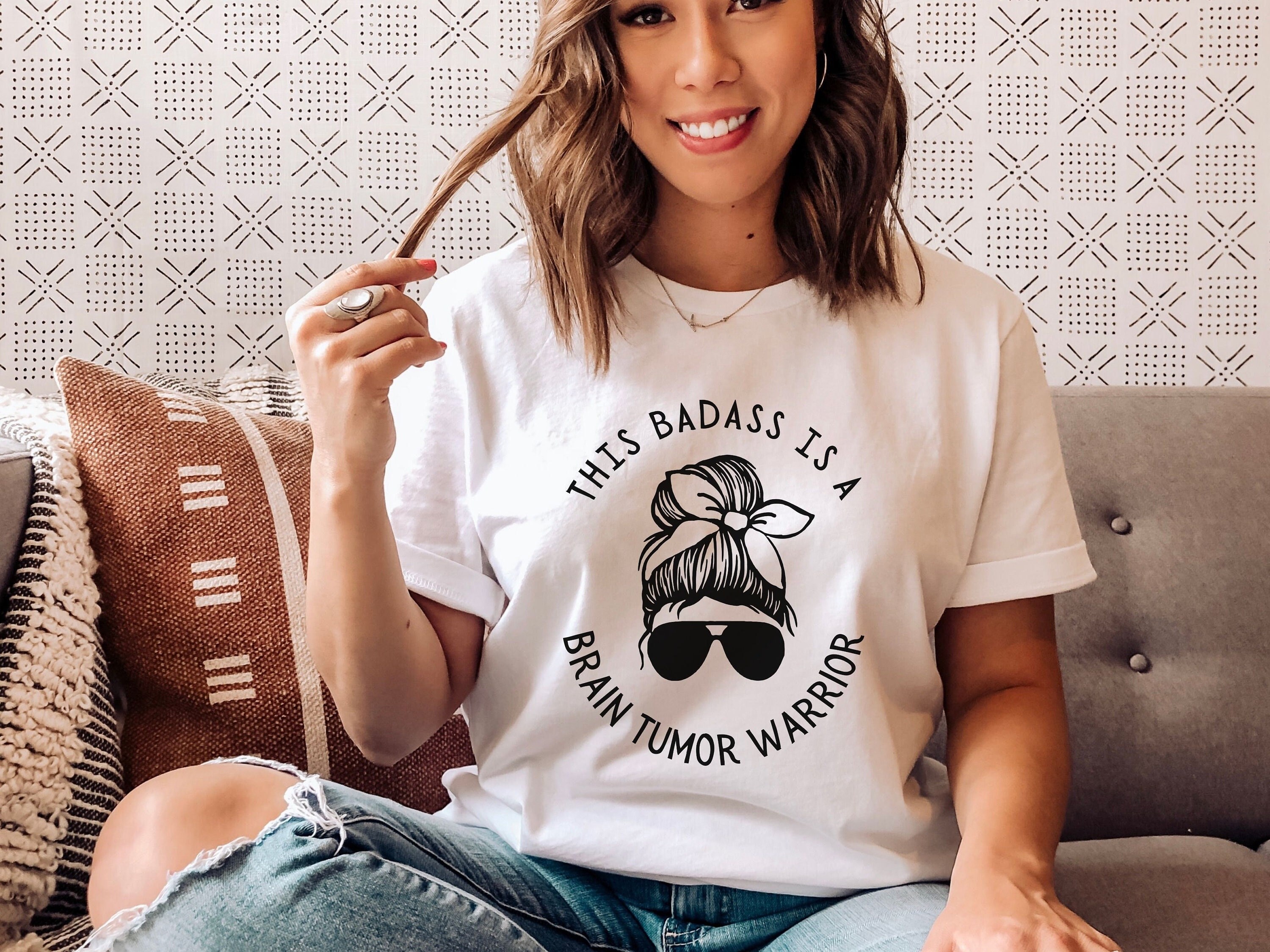Brain Tumor Shirt, Brain Tumor Gift, Brain Cancer T Shirt