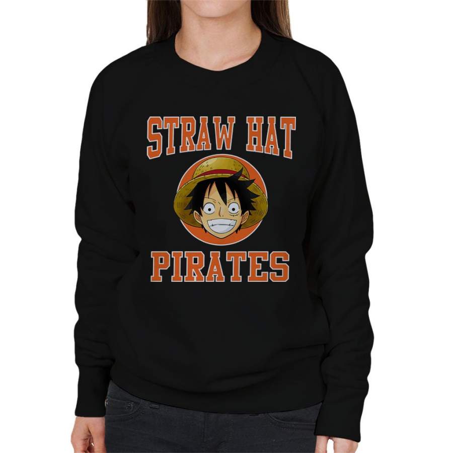 Straw Hat Pirates Monkey D Luffy One Piece Women’s Sweatshirt