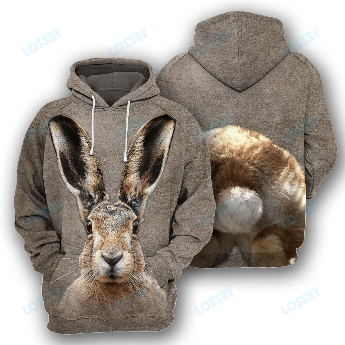 Bunny – 3D All Over Printed Hoodie