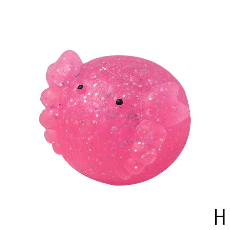 Big Spongy Squishy Mochi Fidget Toys Dolphin Whale Crab Ocean Animal Pinch Stress Ball Fun Soft Sensory Anti Stress Squeeze Toys alx