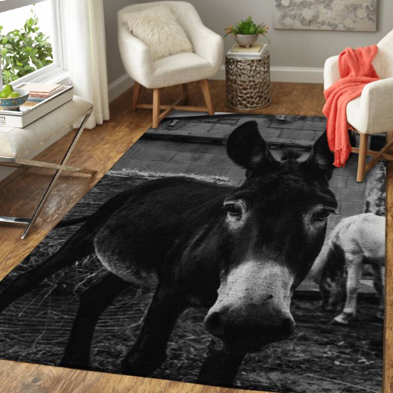 The Donkey – Animals Area Rug Carpet