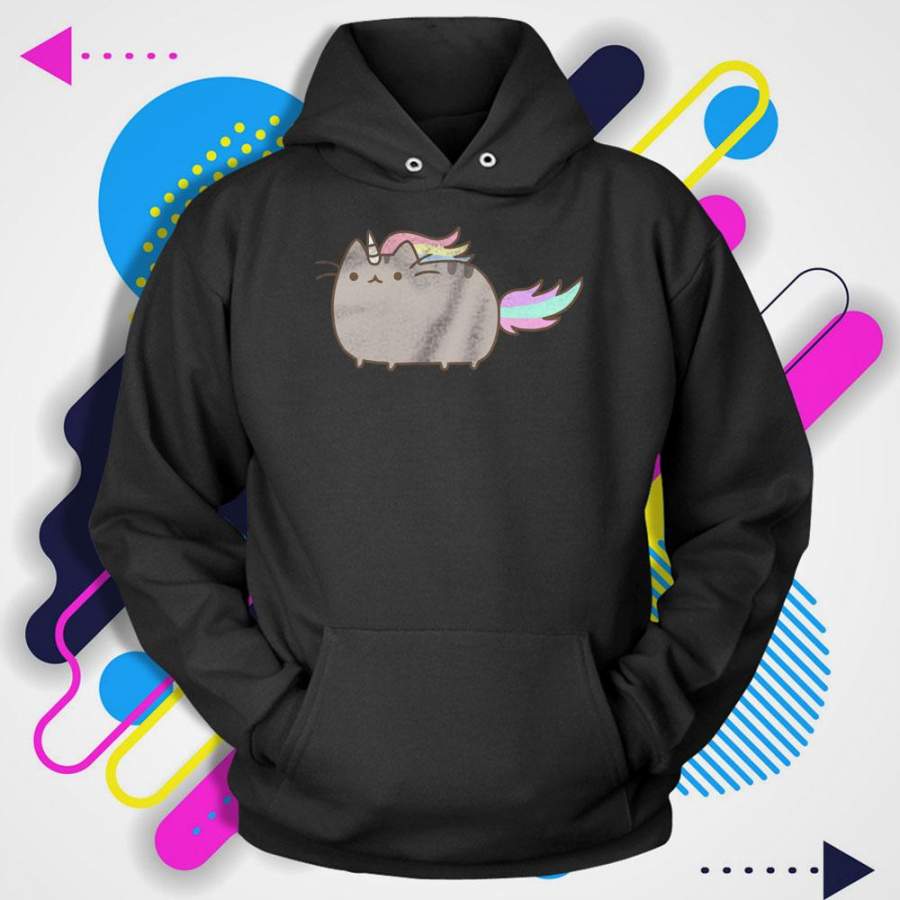 Kitten Unicorn Men’S Hoodie