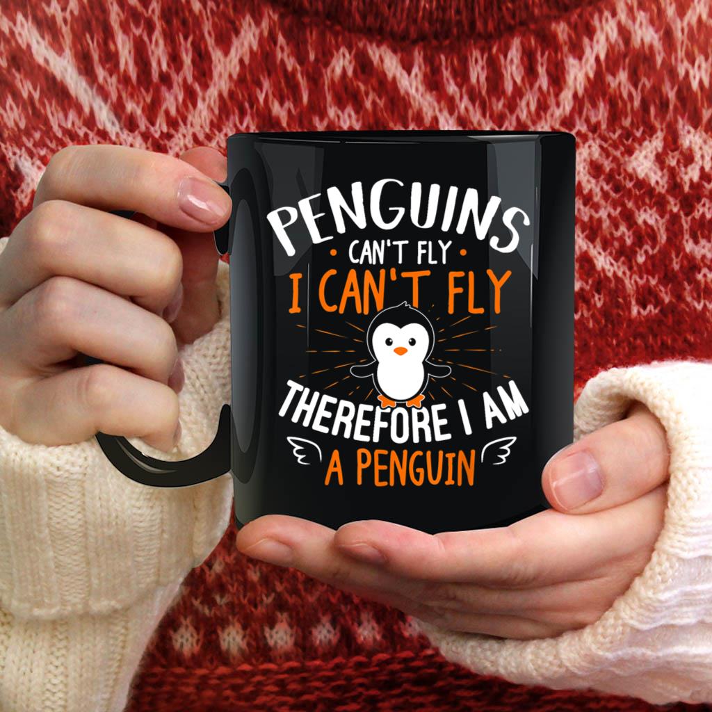 Penguins Cant Fly Cute Penguin Mug