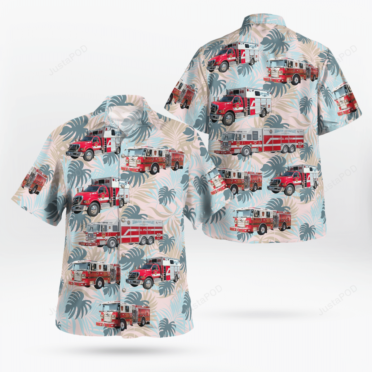 New Holland Pennsylvania Garden Spot Fire Rescue Hawaii Shirt Ha22223