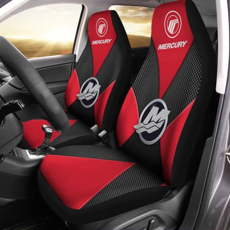 Mercury- LPH Car Seat Cover (Set of 2) Ver1 (Red)