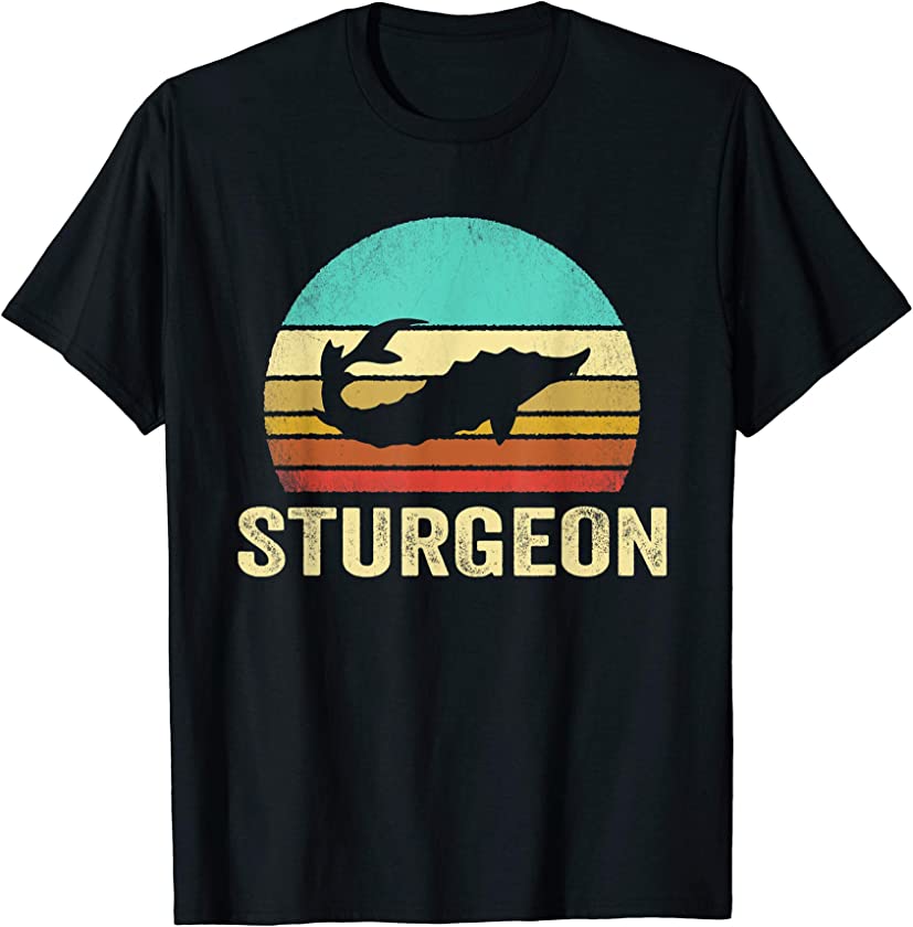 Vintage Sturgeon Shirt Sunset