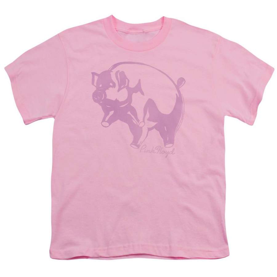 Pink Floyd Special Order Pink Animal Youth 18/1 100% Cotton Short-Sleeve T-Shirt