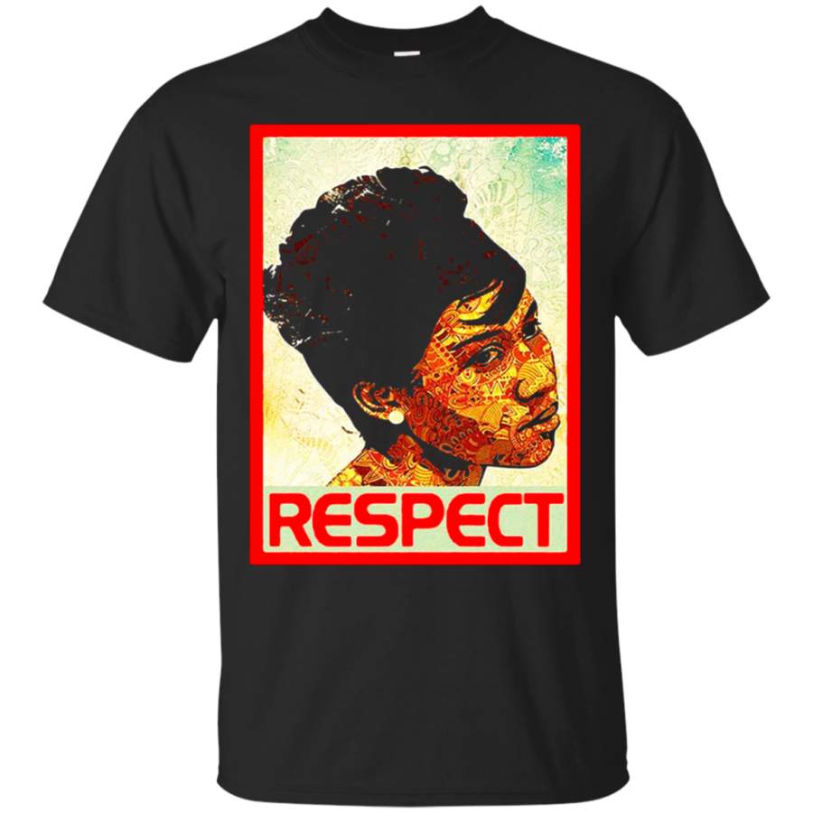 AGR Aretha The Queen of Soul Respect Aretha Franklin T-Shirt