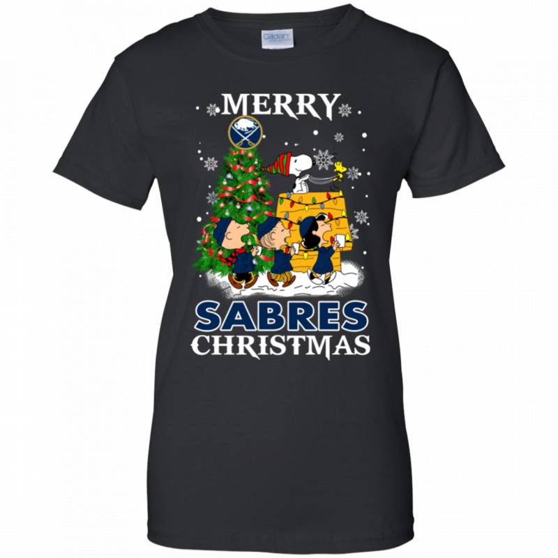 Merry Buffalo Sabres Christmas Snoopy Ugly Sweater Style Shirts