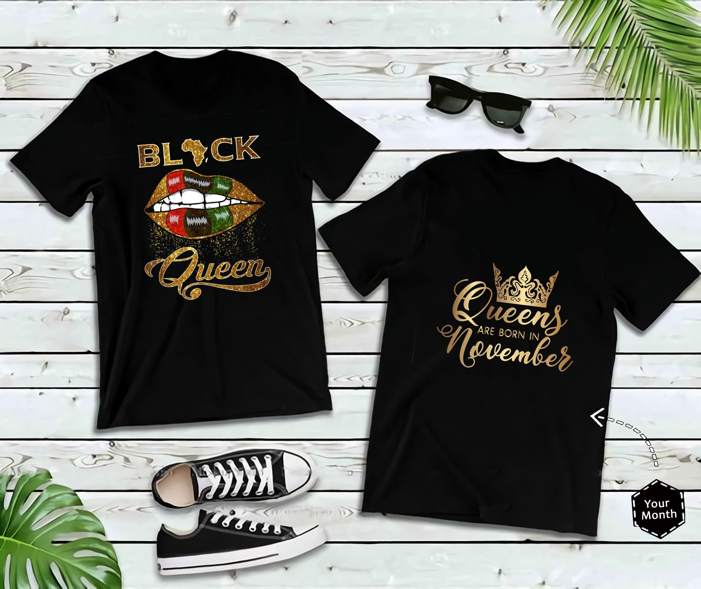 Black Queen Ver04 Thcn160721Ntlw Personalized Name Classic T-Shirt