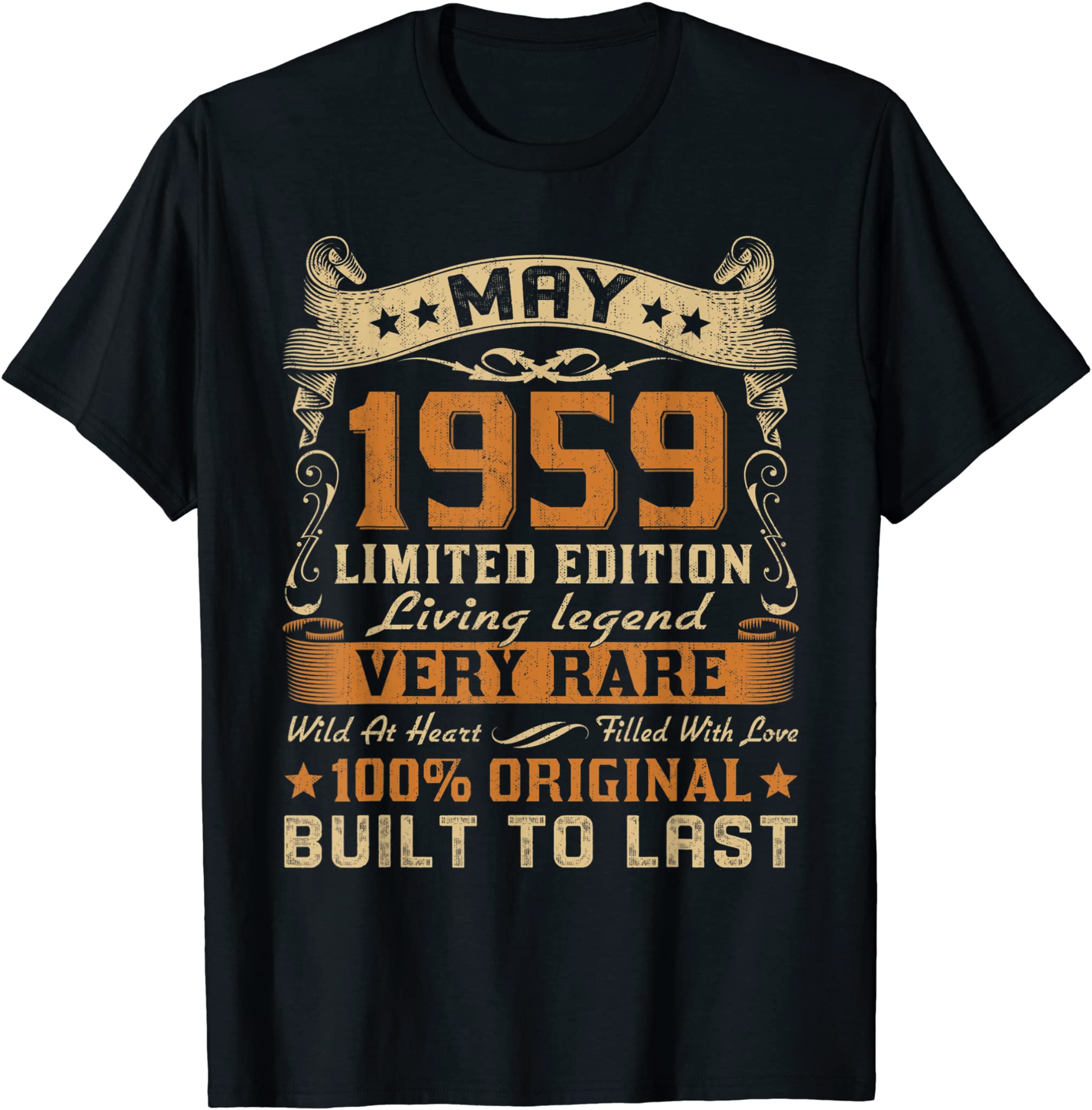 62nd Birthday Gift 62 Years Old Retro Vintage May 1959 T-Shirt