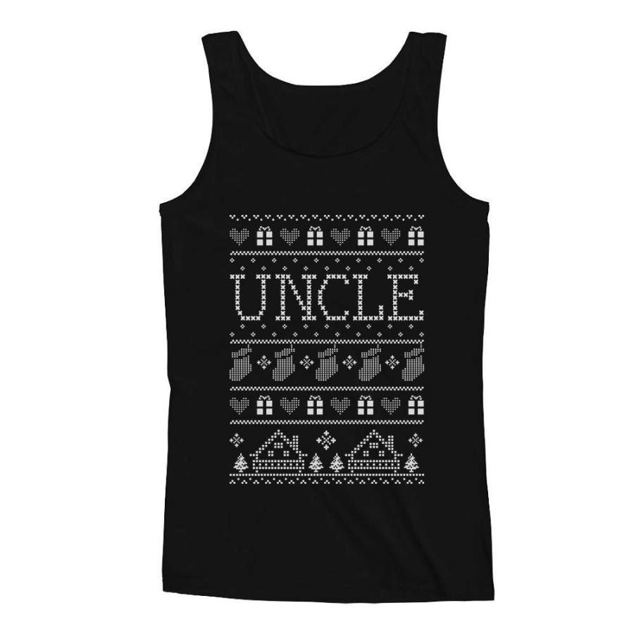 Uncle Ugly Christmas Sweater Men’s Tank Top