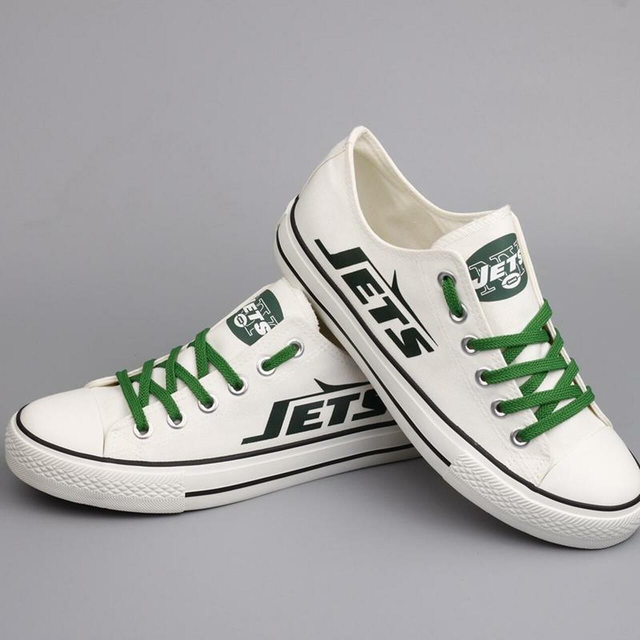 New York Jets Low Top, Jets Running Shoes, Tennis Shoes Shoes15108