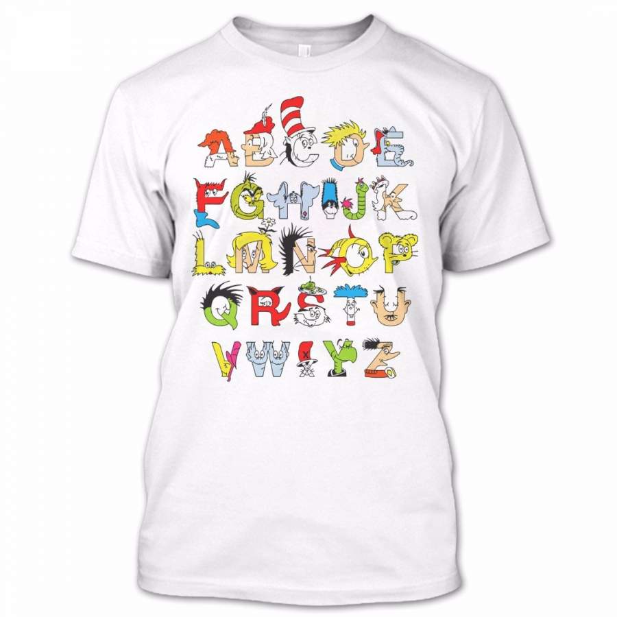 Happy Read Across America Day T Shirt, ABC Dr. Seuss T Shirt - ReadingLLC