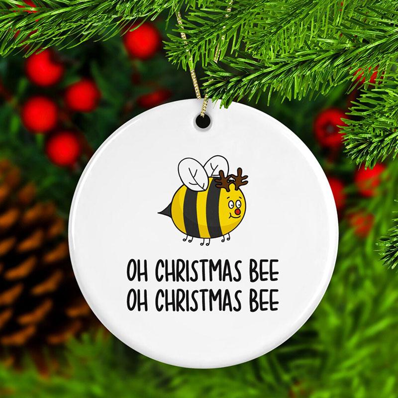 Bee Christmas Ornament Cute Christmas Decor