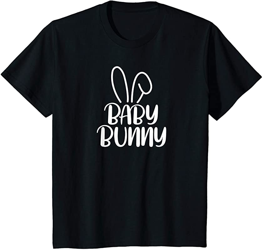 Kids Baby Bunny Easter Holiday Celebration Family Photo Shoot T-Shirt