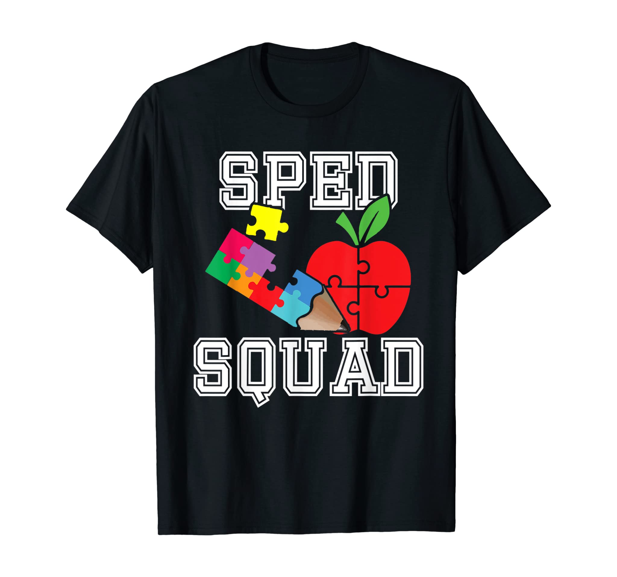 SPED Squad Special Education Teacher Gift SPED Squad T-Shirt