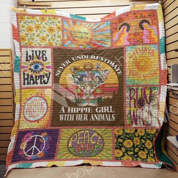 Hippie M0603 81o36 3D Quilt Blanket HGM8