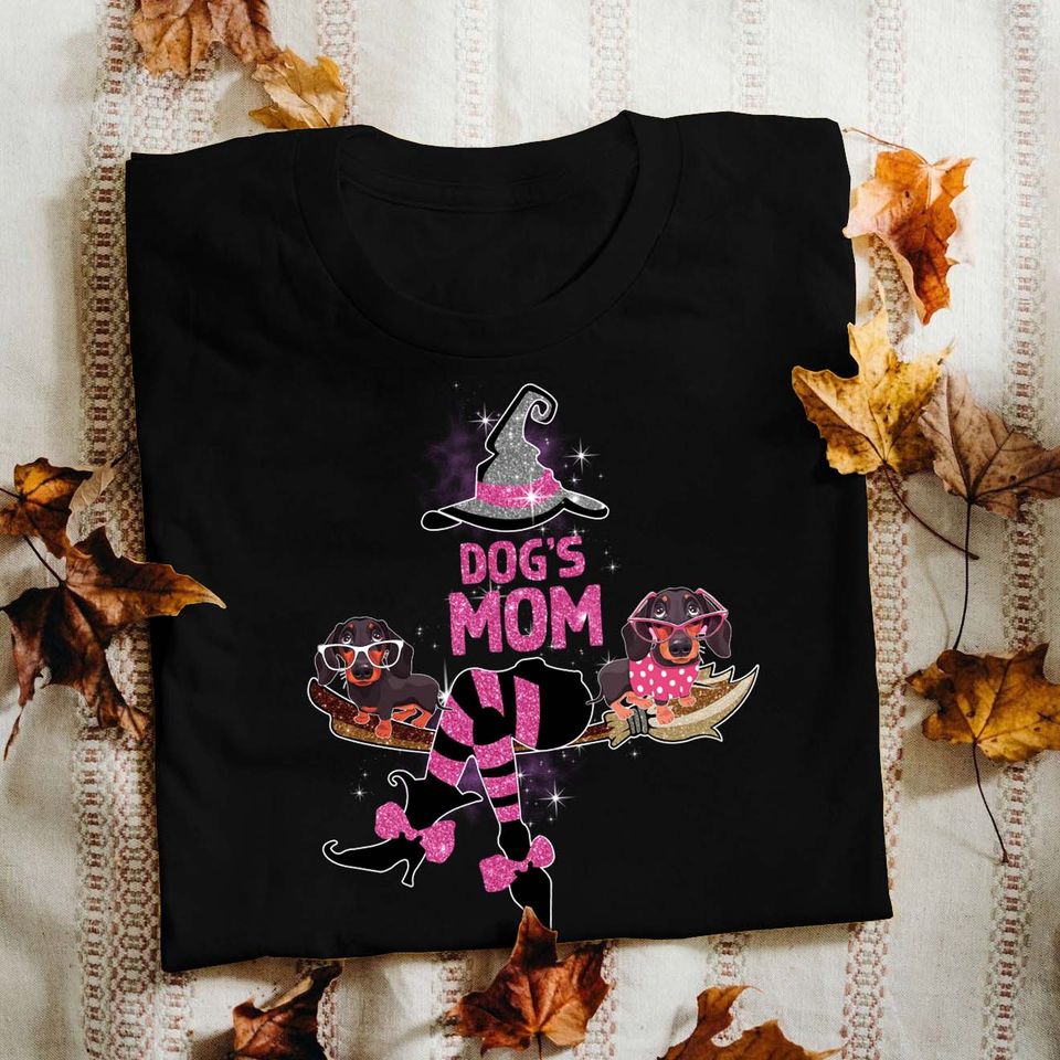 Dachshund Witch Dog’s Mom Standard T-Shirt