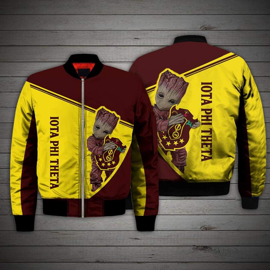 3D ALL OVER IOTA PHI THETA BOMBER JACKET 8112019