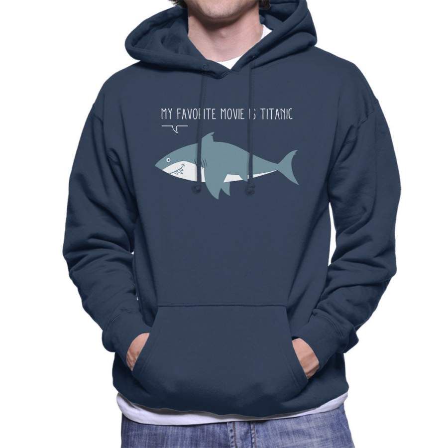 A Sharks Favorite Movie Men’s Hooded Sweatshirt