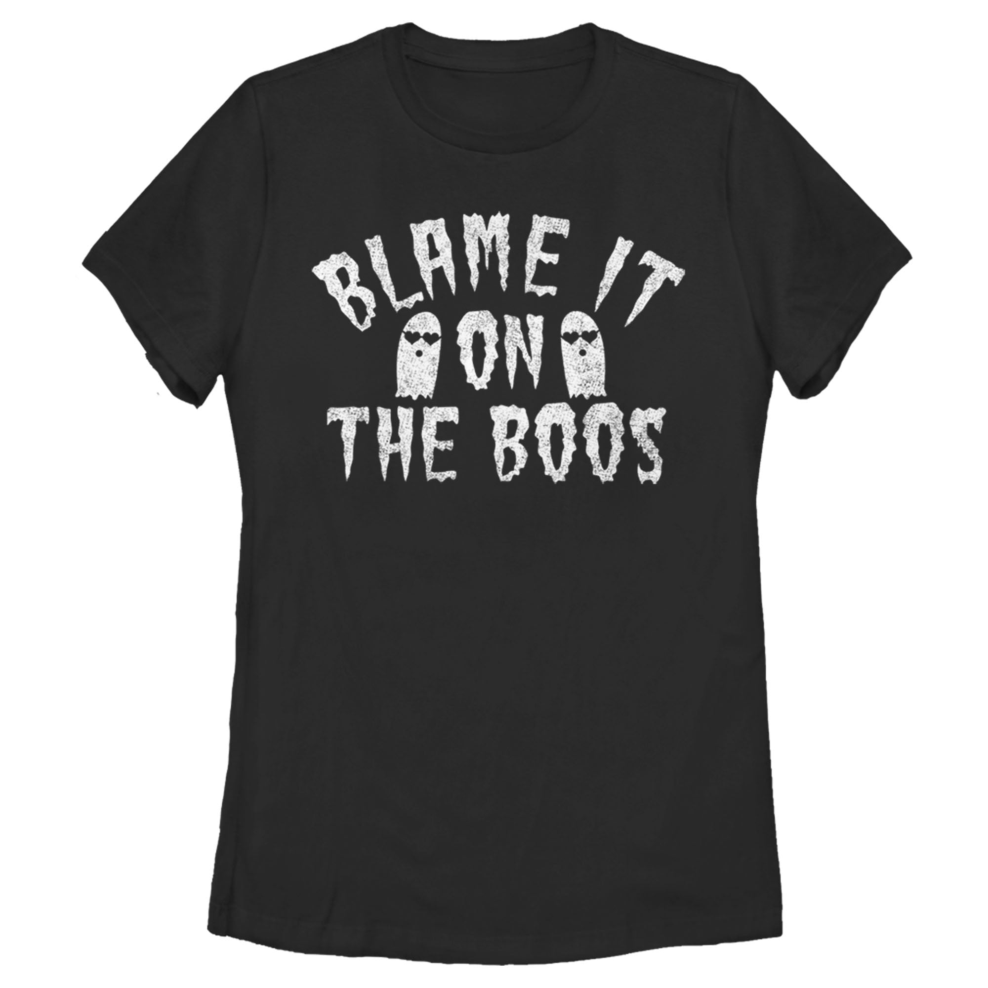 Lost Gods Women’S Halloween Blame It On The Boos  T-Shirt