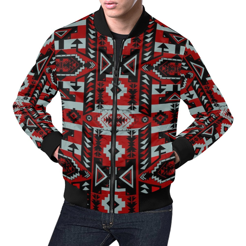 Chiefs Mountain Candy Sierra Dark All Over Print Bomber Jacket For Men