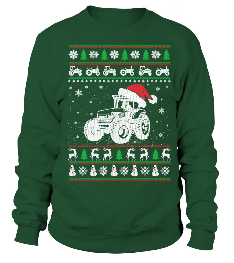 Tractor Ugly Christmas T Shirts C-319Xp