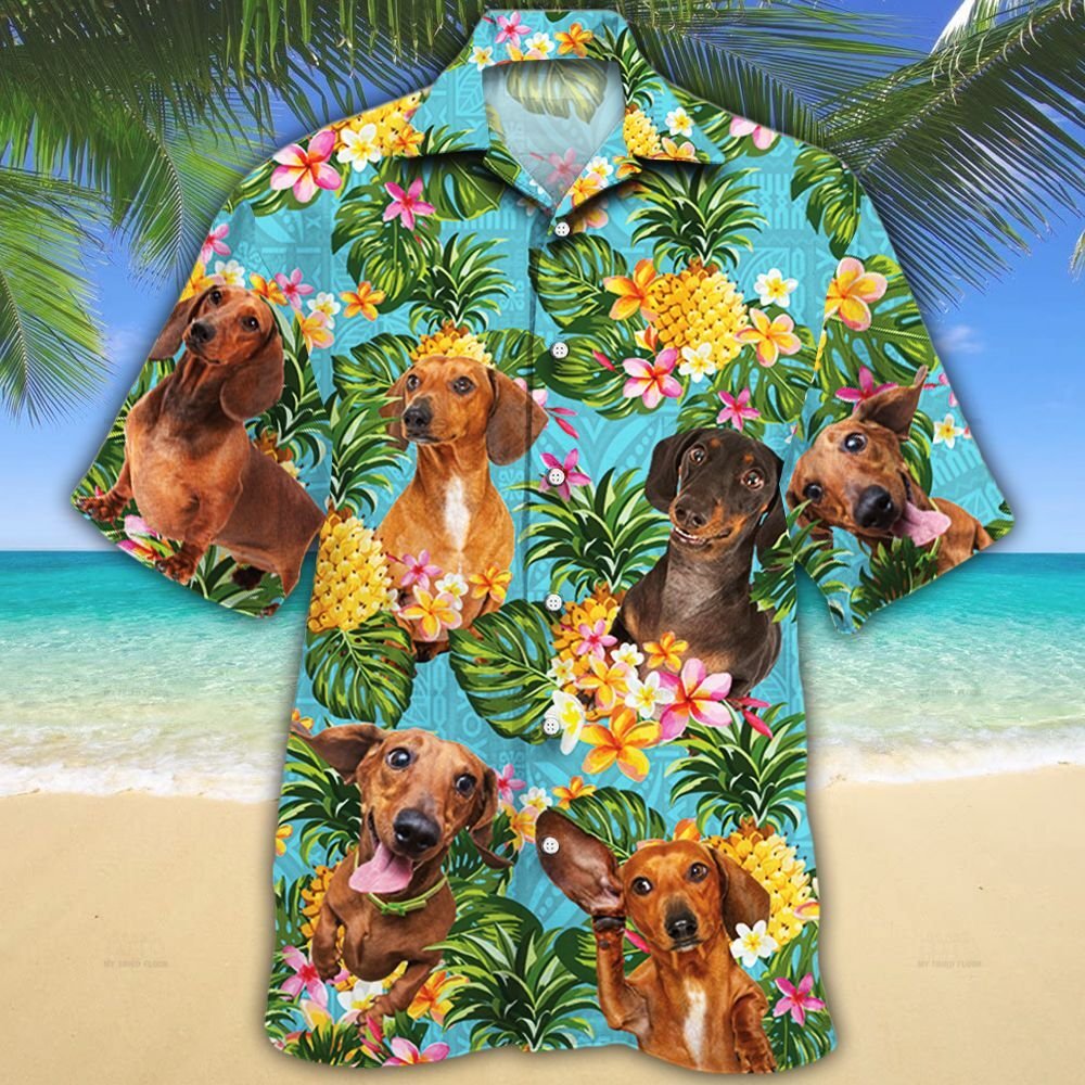 Dachshund Dog Lovers Pineapple Hawaii Shirt Ha52940