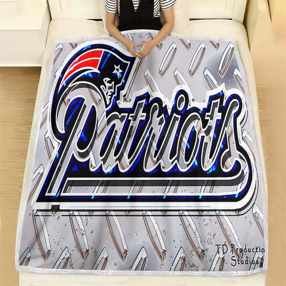 New England Patriots Fleece Blanket – Football Soft Blanket, Warm Blanket