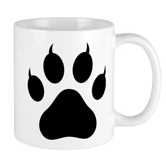 Tiger’S Paw Silhouette Mug