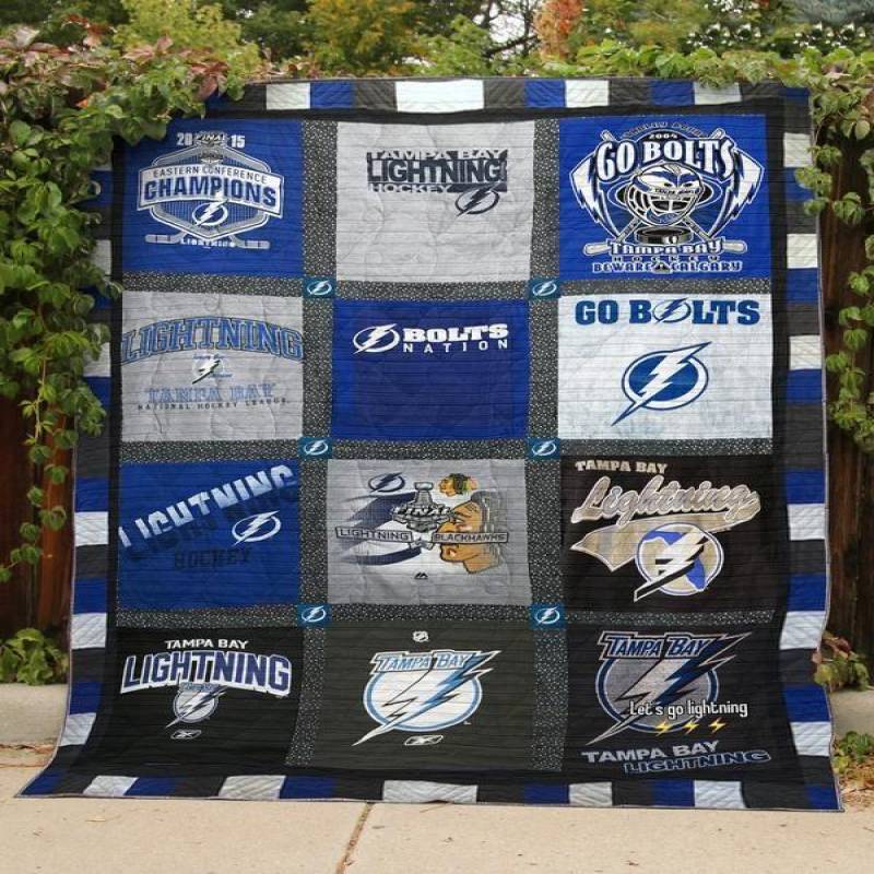 Tampa Bay Lightning Quilt Blanket 04