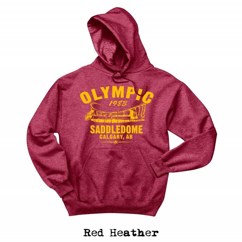 Crushtee Olympic Saddledome 1983 Hockey Sweatshirt Crewneck or Hoodie Home Of Your Calgary Flames Any 2 Tees For 33 Long Sleeve Hoodie