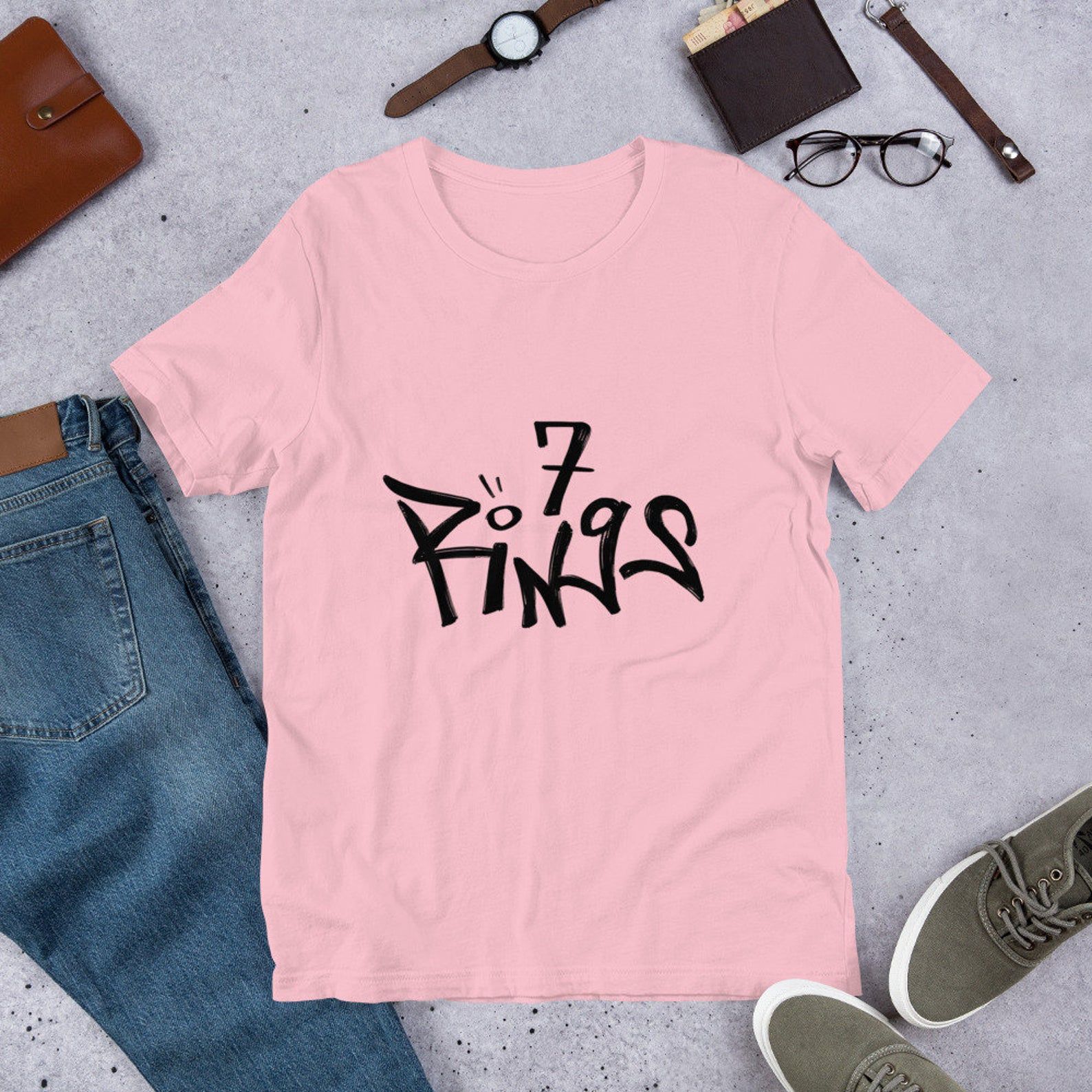 7 Rings Seven Rings Ariana Grande Short-Sleeve Unisex T Shirt