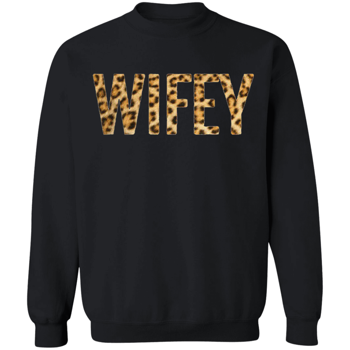 Wifey Sweatshirt Leopard Print Cool Sweatshirts Women Birthday Present Ideas For Wife