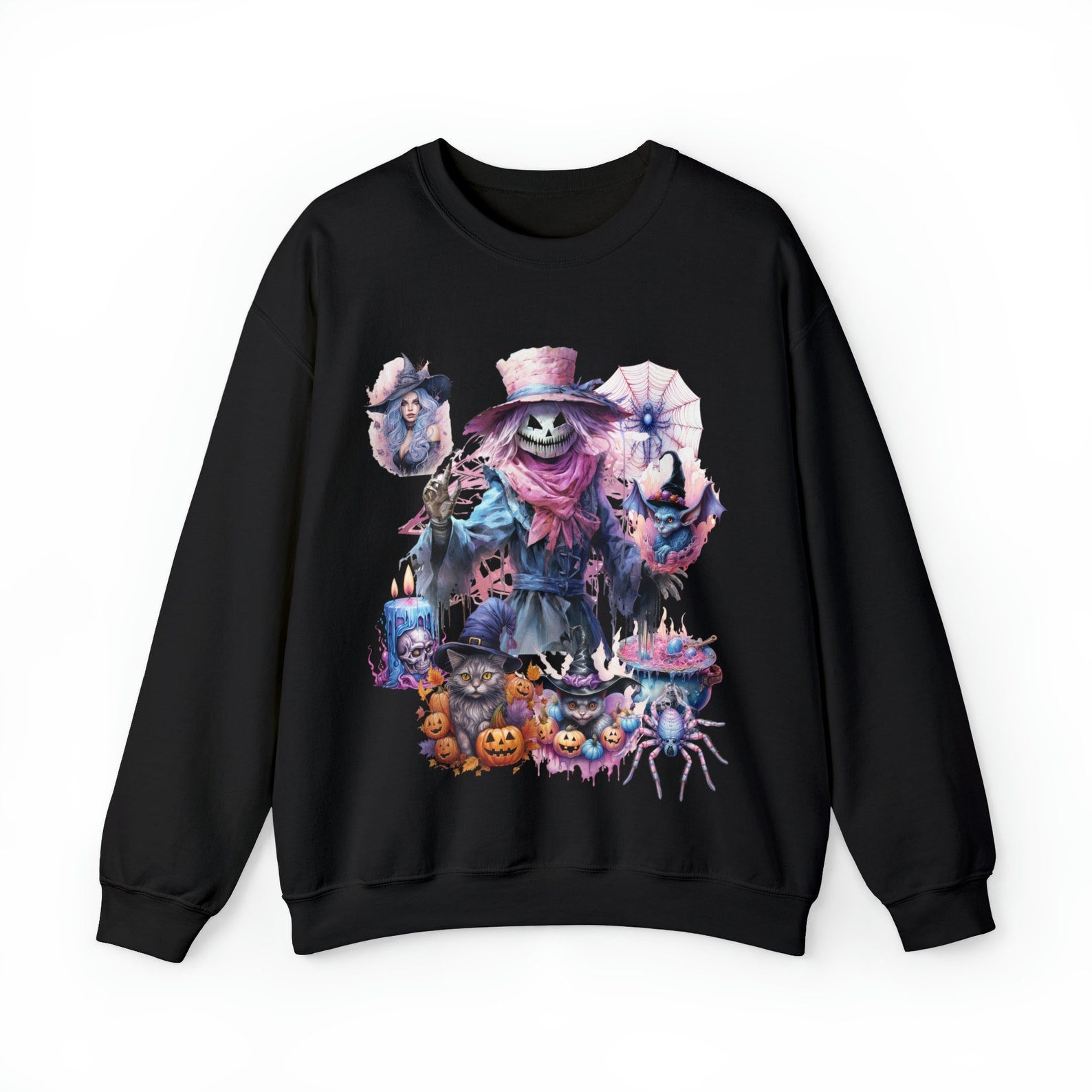 Halloween Sweatshirt Halloween 2D Crewneck Sweatshirt All Over Print Sweatshirt For Women Sweatshirt For Men Sws3650