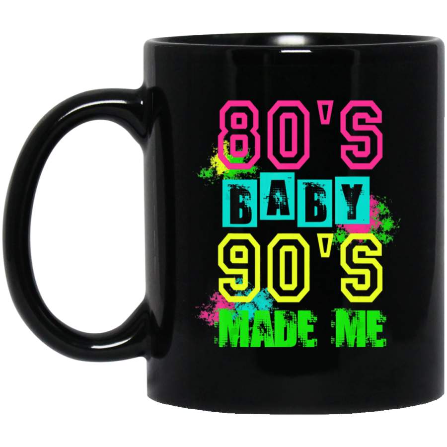 Vintage Retro 1980s 80’s Baby 1990s 90’s Made Me Gifts Coffee Mug