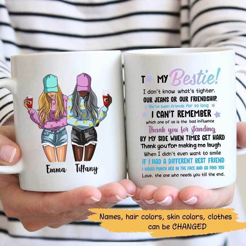 To My Bestie Personalized Coffee Mug