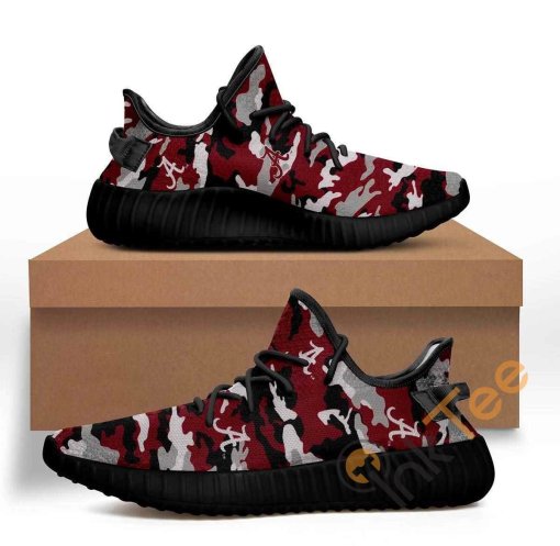 Alabama Custom Shoes Personalized Name Yeezy Sneakers