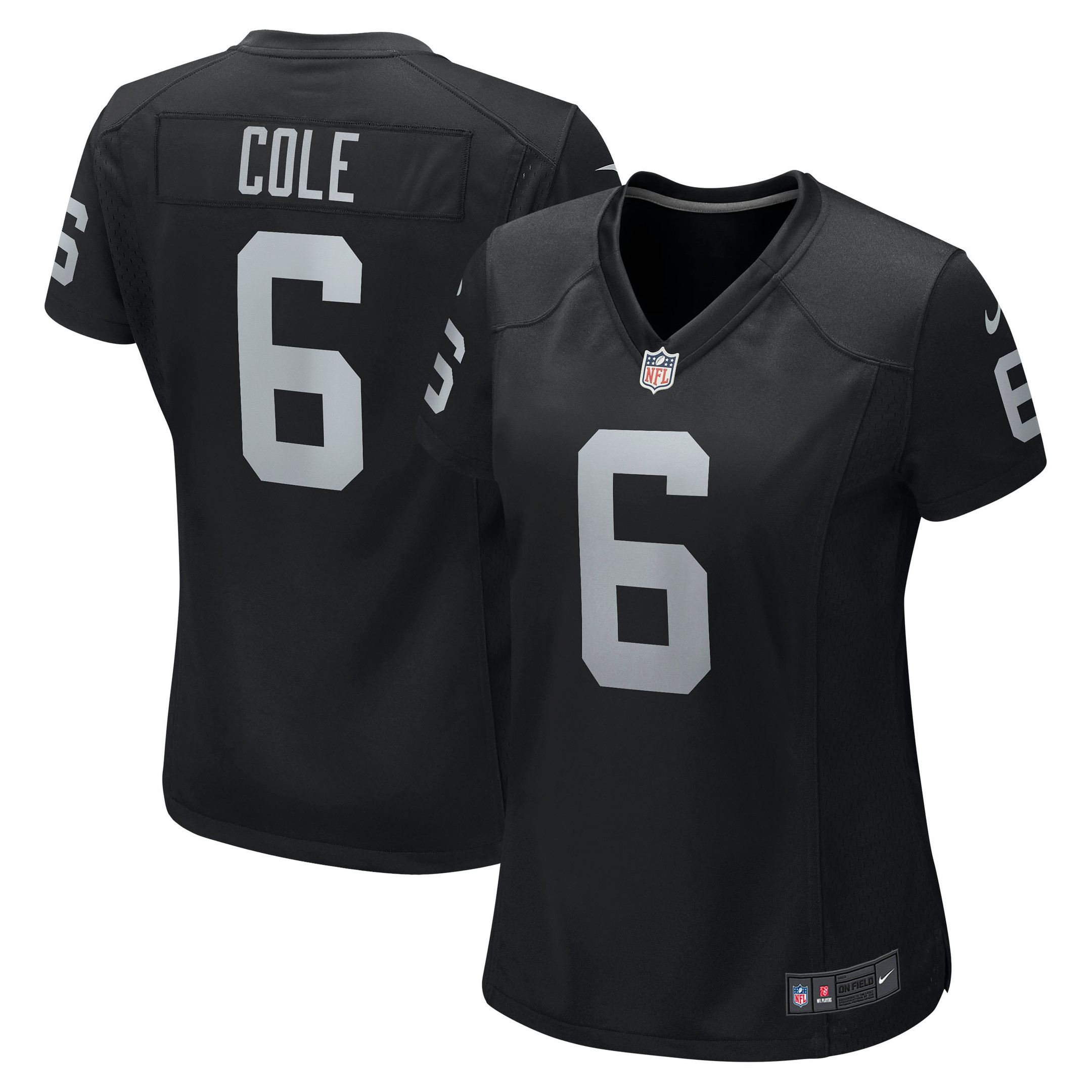 Aj Cole Las Vegas Raiders Womens Game Jersey – Black NFL