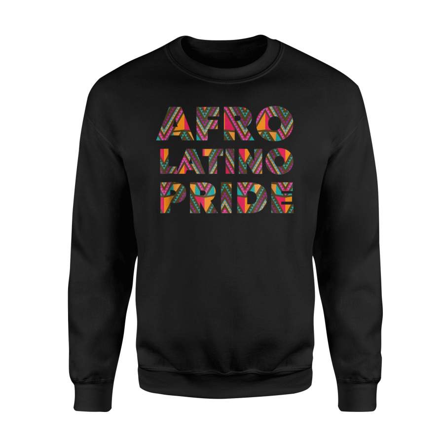 Afro Latino Pride African Pattern Black History Sweatshirt