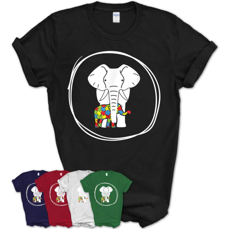 Autism Awareness Elephant Tshirt 2018