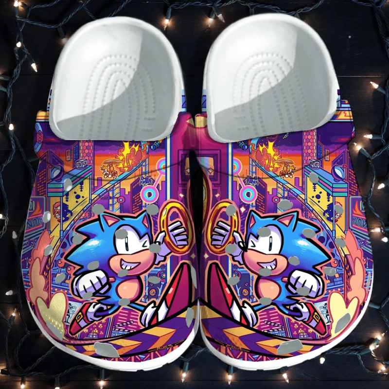 Sonic the Hedgehog Crocs Clog Shoes 3