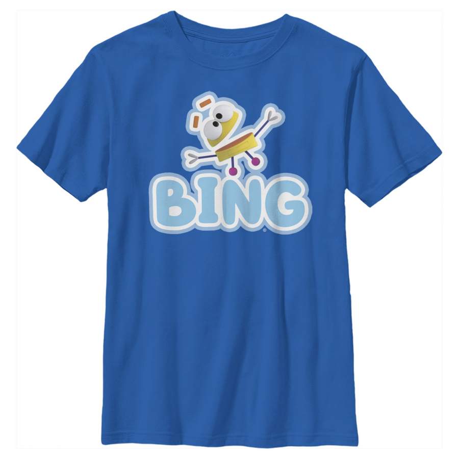 Ask the StoryBots Boy’s Bing Portrait  T Shirt